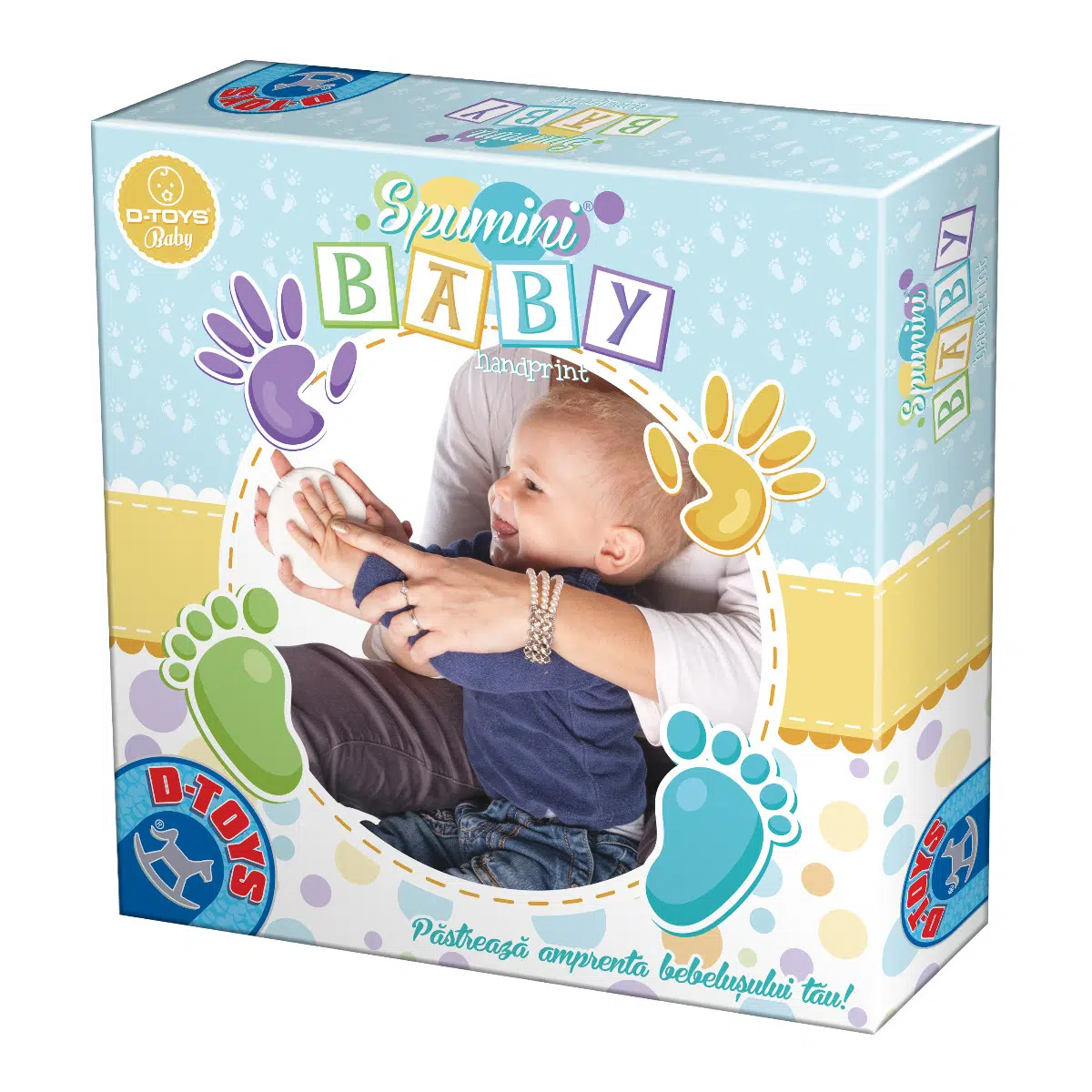 Joc Creativ - Spumini Baby - Set Amprentă Bebeluș-0 Joc Creativ - Spumini Baby - Set Amprentă Bebeluș-0