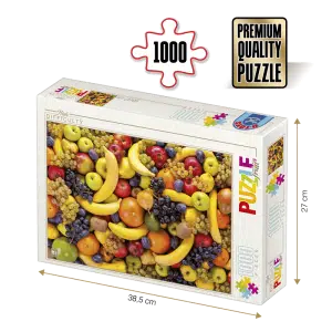 Puzzle adulți 1000 piese High Difficulty - Fruit / Fructe -0