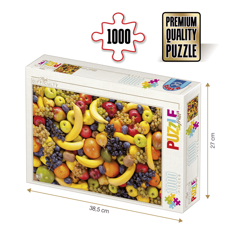 Puzzle adulți 1000 piese High Difficulty - Fruit / Fructe -0