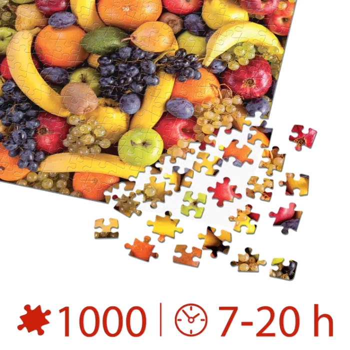 Puzzle adulți 1000 piese High Difficulty - Fruit / Fructe -35237
