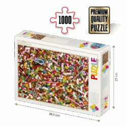 Puzzle adulți 1000 piese High Difficulty - Candy -0
