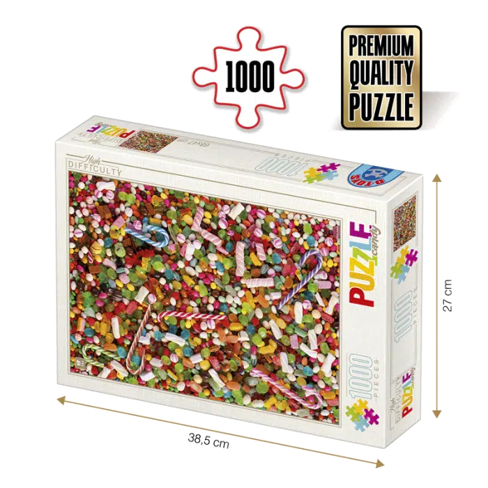 Puzzle adulți 1000 piese High Difficulty - Candy -0