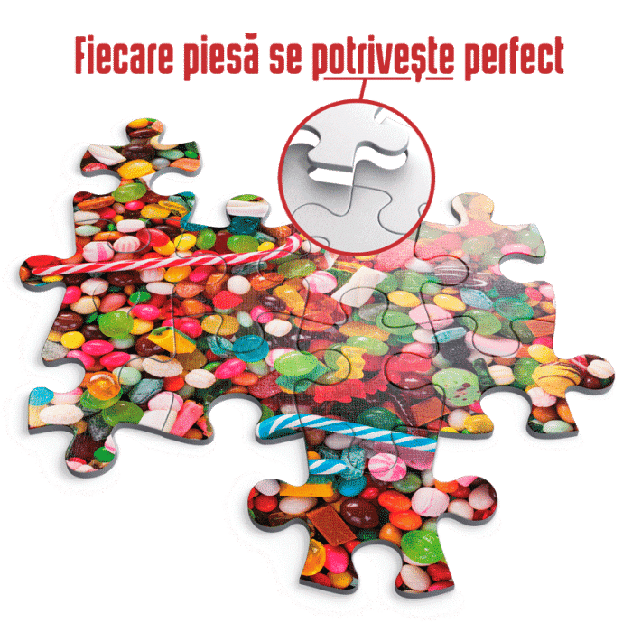 Puzzle adulți 1000 piese High Difficulty - Candy -35244