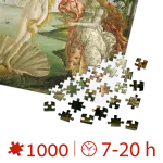 Puzzle adulți Sandro Botticelli - The Birth of Venus/Nașterea lui Venus - 1000 Piese-34098