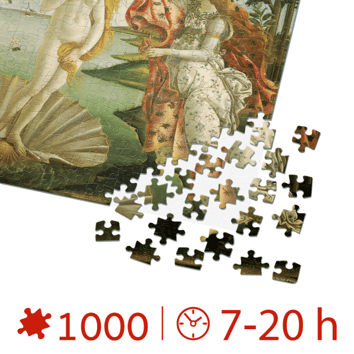 Puzzle adulți Sandro Botticelli - The Birth of Venus/Nașterea lui Venus - 1000 Piese-34098