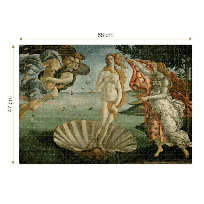 Puzzle adulți Sandro Botticelli - The Birth of Venus/Nașterea lui Venus - 1000 Piese-34099