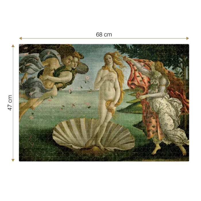 Puzzle adulți Sandro Botticelli - The Birth of Venus/Nașterea lui Venus - 1000 Piese-34099