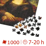 Puzzle adulti 1000 piese Leonardo da Vinci - Mona Lisa-34871