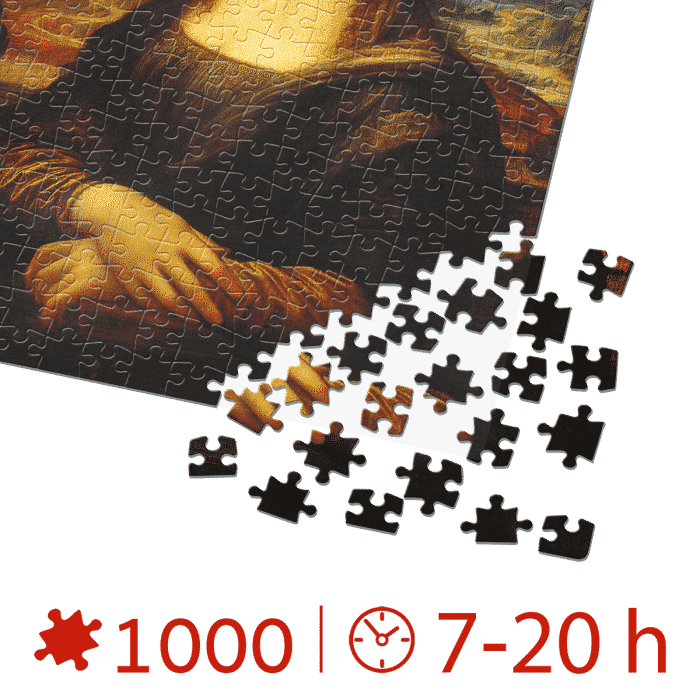 Puzzle adulti 1000 piese Leonardo da Vinci - Mona Lisa-34871