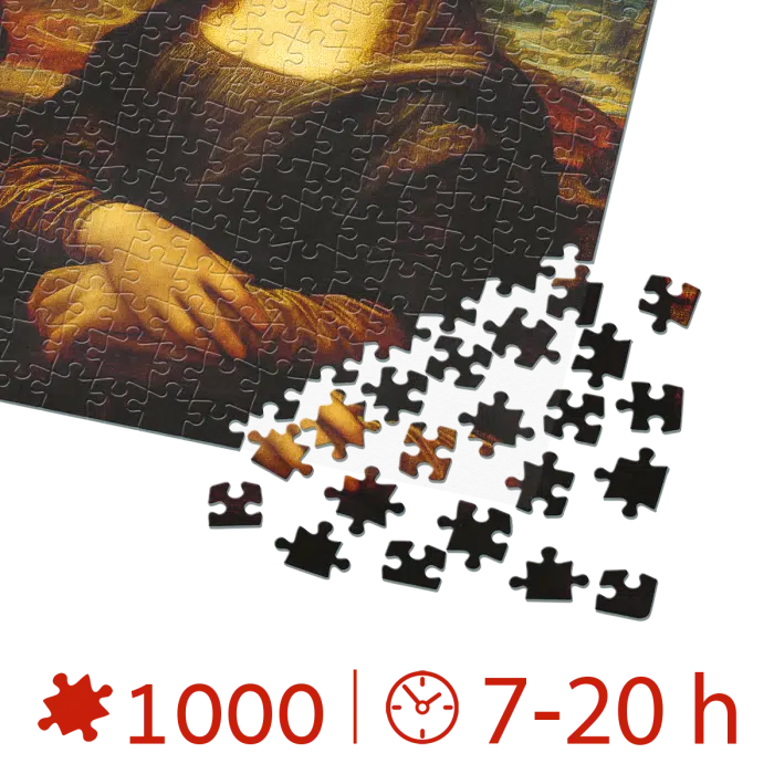 Puzzle adulti 1000 piese Leonardo da Vinci - Mona Lisa-34871