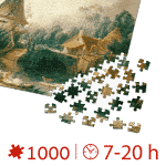 Puzzle adulți François Boucher - Landscape near Beauvais - 1000 Piese-34183