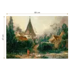 Puzzle adulți François Boucher - Landscape near Beauvais - 1000 Piese-34184