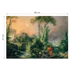 Puzzle adulți François Boucher - River Landscape with an Antique Temple - 1000 Piese-34295