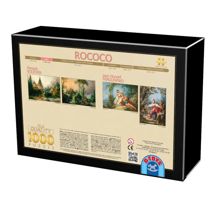 Puzzle adulți Jean-Honoré Fragonard - Blind Man's Bluff - 1000 Piese-25574