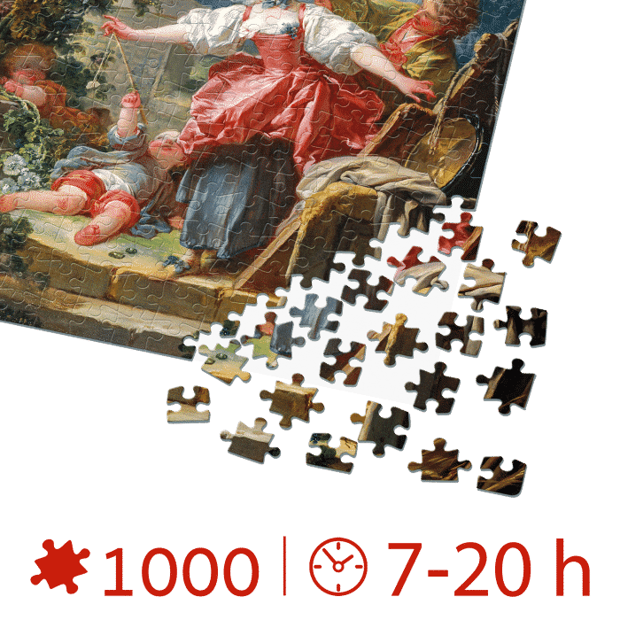 Puzzle adulți Jean-Honoré Fragonard - Blind Man's Bluff - 1000 Piese-34322