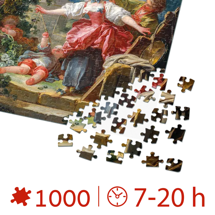 Puzzle adulți Jean-Honoré Fragonard - Blind Man's Bluff - 1000 Piese-34322