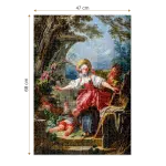 Puzzle adulți Jean-Honoré Fragonard - Blind Man's Bluff - 1000 Piese-34325