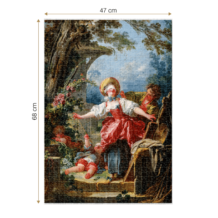 Puzzle adulți Jean-Honoré Fragonard - Blind Man's Bluff - 1000 Piese-34325