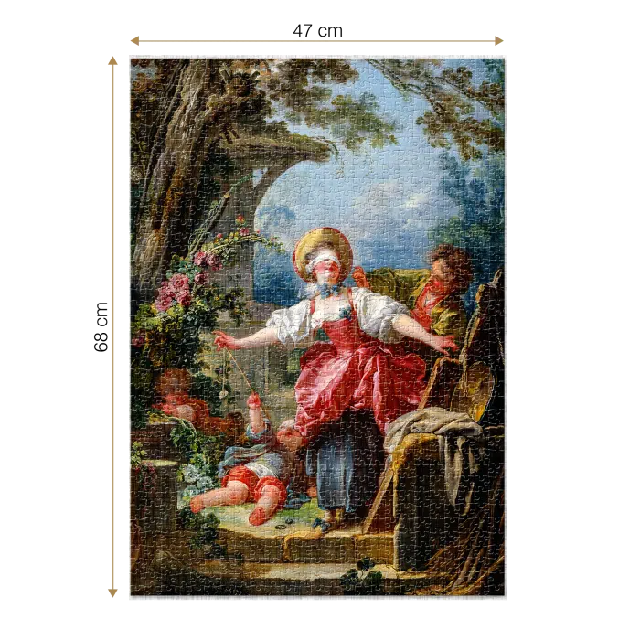 Puzzle adulți Jean-Honoré Fragonard - Blind Man's Bluff - 1000 Piese-34325