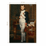 Puzzle adulți Jacques-Louis David - The Emperor Napoleon in his Study at the Tuileries - 1000 piese-34342