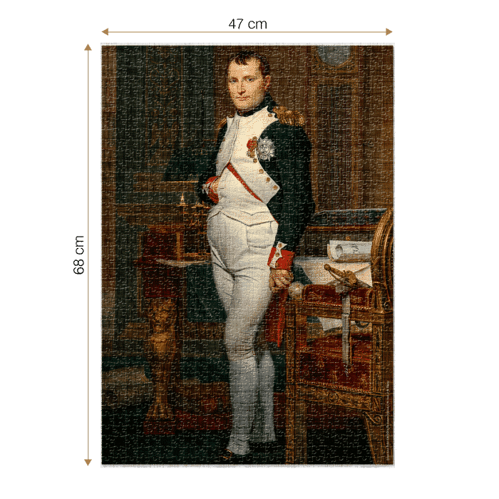 Puzzle adulți Jacques-Louis David - The Emperor Napoleon in his Study at the Tuileries - 1000 piese-34342