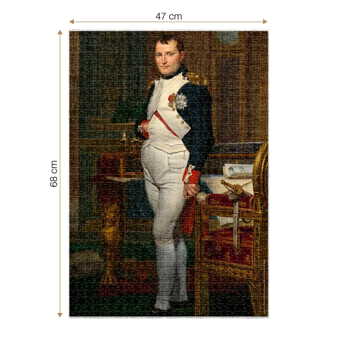 Puzzle adulți Jacques-Louis David - The Emperor Napoleon in his Study at the Tuileries - 1000 piese-34342