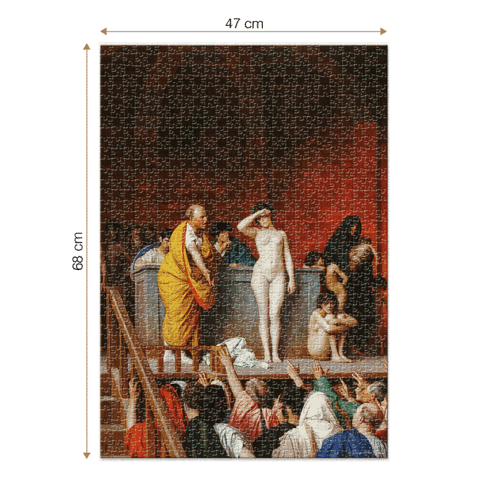 Puzzle adulți 1000 piese Jean-Léon Gérôme - Slave Auction-34898