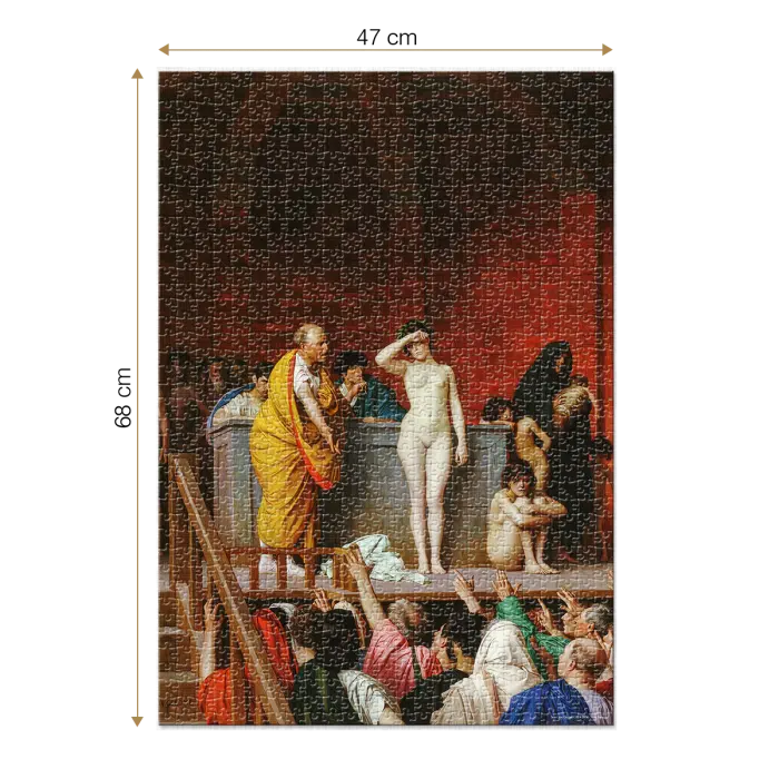 Puzzle adulți 1000 piese Jean-Léon Gérôme - Slave Auction-34898