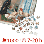 Puzzle adulti 1000 piese Jean-Léon Gérôme - Pool in a Harem-34889