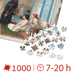 Puzzle adulti 1000 piese Jean-Léon Gérôme - Pool in a Harem-34889