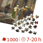 Puzzle adulti 1000 piese Jean-Léon Gérôme - Carpet Merchant in Cairo-34907