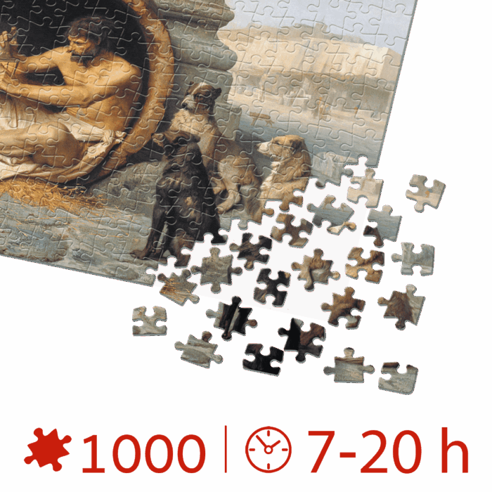 Puzzle adulti 1000 piese Jean-Léon Gérôme - Diogenes-34913