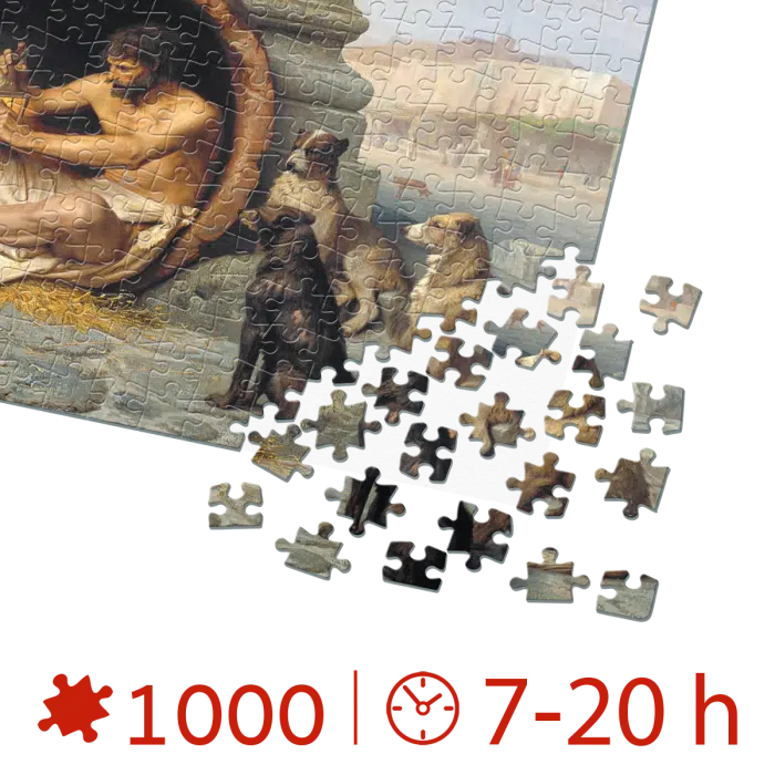 Puzzle adulti 1000 piese Jean-Léon Gérôme - Diogenes-34913