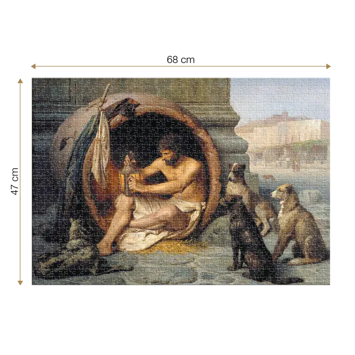 Puzzle adulti 1000 piese Jean-Léon Gérôme - Diogenes-34916