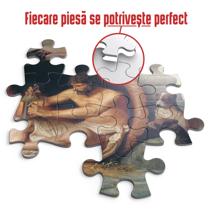 Puzzle adulti 1000 piese Jean-Léon Gérôme - Diogenes-34914