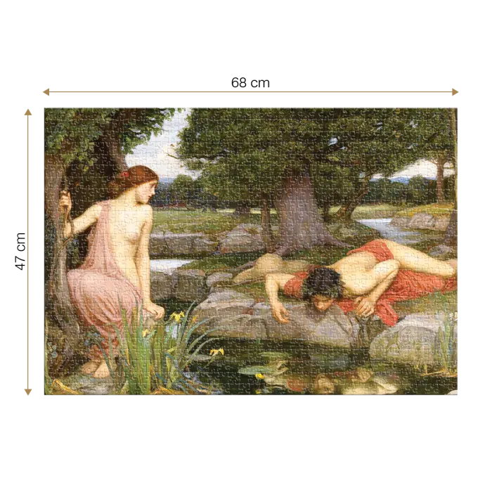 Puzzle adulti 1000 piese John William Waterhouse - Echo and Narcissus-35174