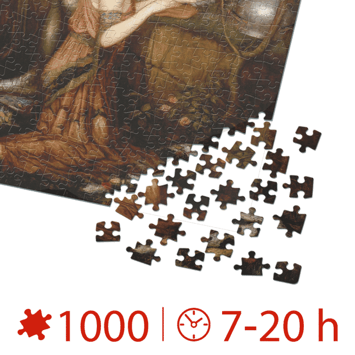 Puzzle adulti 1000 piese John William Waterhouse - Lamia-35644