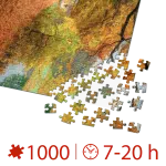 Puzzle adulti 1000 piese Hans Andersen Brendekilde - A Wooded Path in Autumn-35153