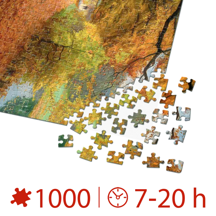 Puzzle adulti 1000 piese Hans Andersen Brendekilde - A Wooded Path in Autumn-35153