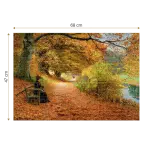 Puzzle adulti 1000 piese Hans Andersen Brendekilde - A Wooded Path in Autumn-35156