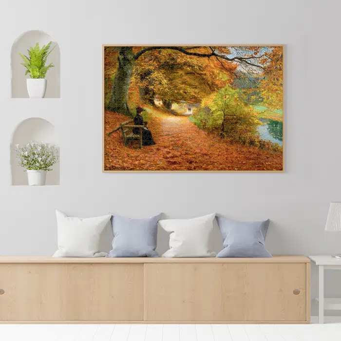 Puzzle adulti 1000 piese Hans Andersen Brendekilde - A Wooded Path in Autumn-35157