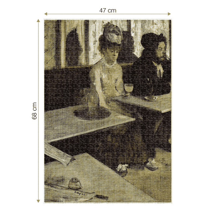 Puzzle adulți 1000 piese Edgar Degas - In a Café-35570