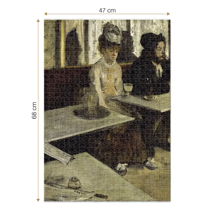 Puzzle adulți 1000 piese Edgar Degas - In a Café-35570