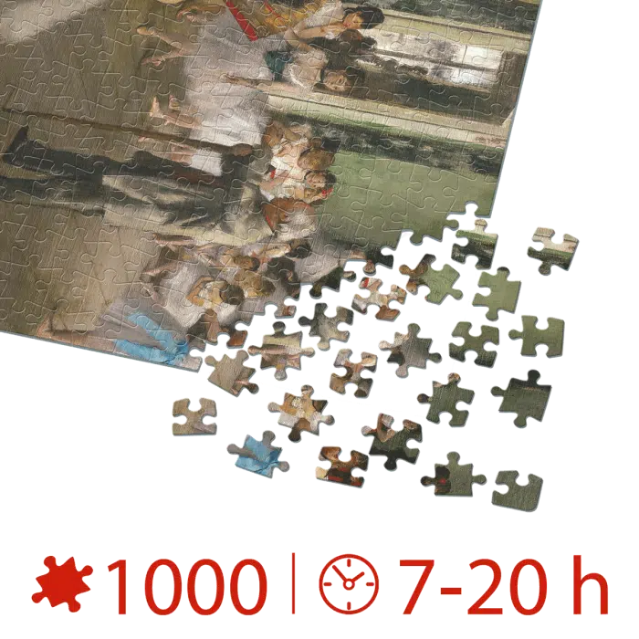 Puzzle adulți 1000 piese Edgar Degas - The Ballet Class-35573