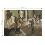 Puzzle adulți 1000 piese Edgar Degas - The Ballet Class-35576