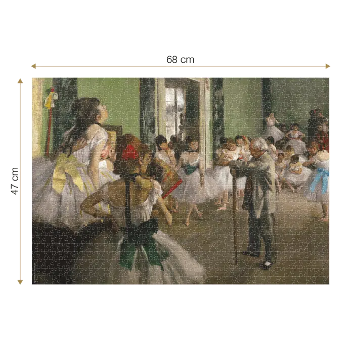 Puzzle adulți 1000 piese Edgar Degas - The Ballet Class-35576