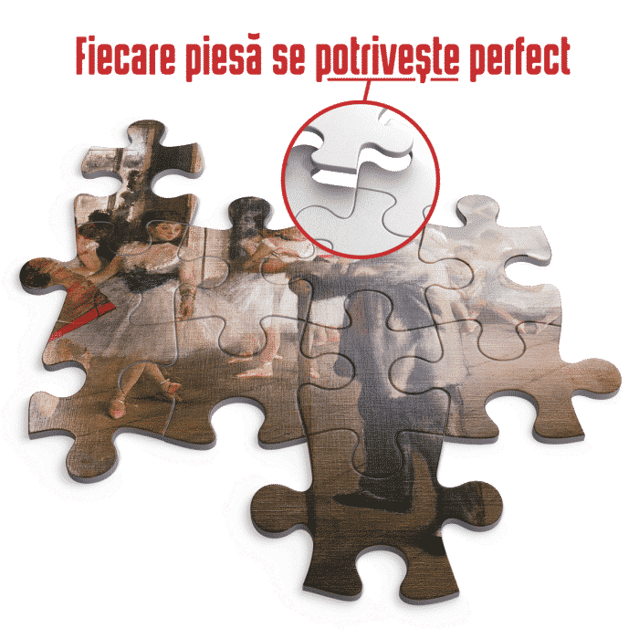 Puzzle adulți 1000 piese Edgar Degas - The Ballet Class-35574