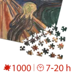 Puzzle Edvard Munch - The Scream - 1000 Piese-35615