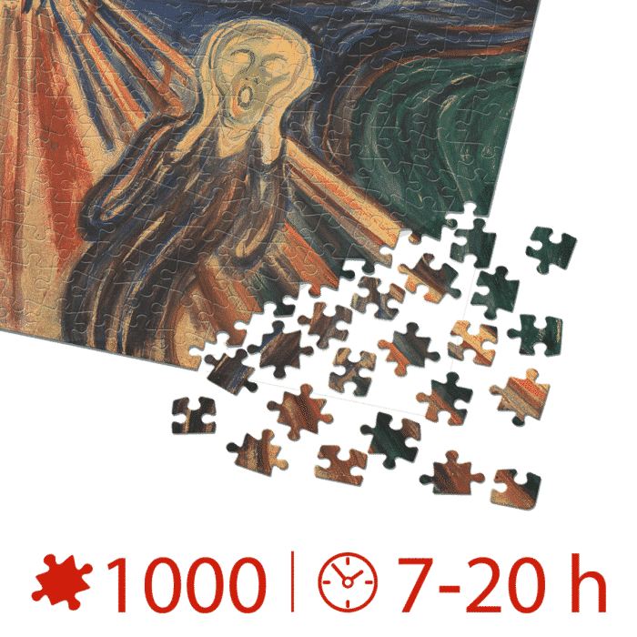 Puzzle Edvard Munch - The Scream - 1000 Piese-35615