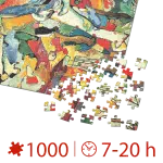 Puzzle adulti 1000 piese Wassily Kandinsky - Sketch for "Composition II"-35597